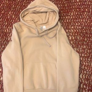 Women’s hoodie. Divided. Tan color. Sz M. Great condition!